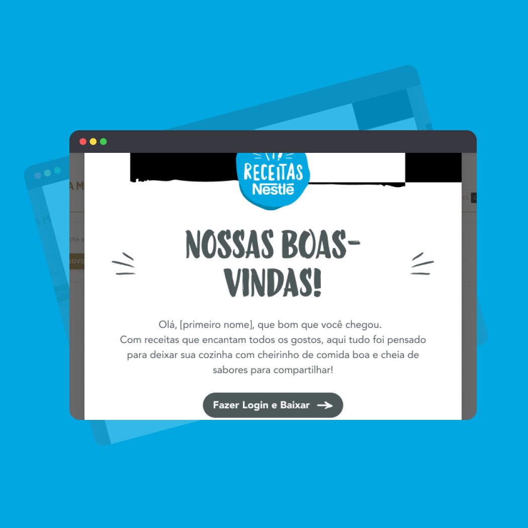 Automatização de E-mails Receitas Nestlé